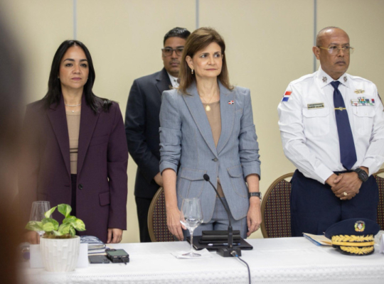 La ministra de Interior y Policía, Faride Raful más agentes en la Policía Nacional y tres fiscalías