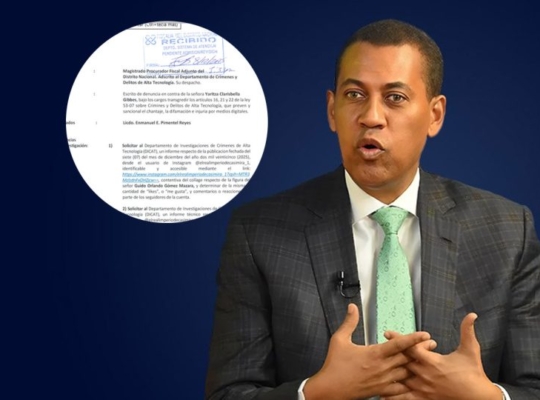 Guido Gómez Mazara presenta denuncia por presuntos delitos digitales contra Yaritza Clarisbell Gibbles