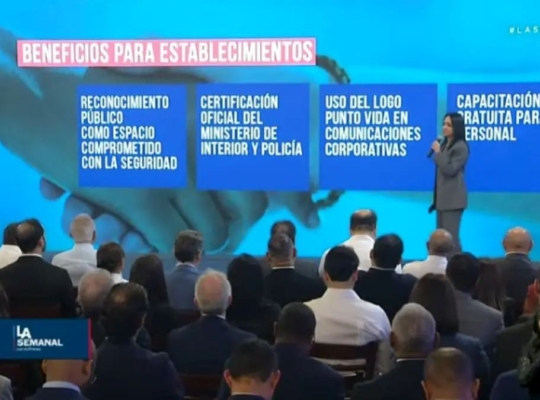 Gobierno lanza programa «Puntos Vida» para proteger a mujeres en riesgo de violencia de género