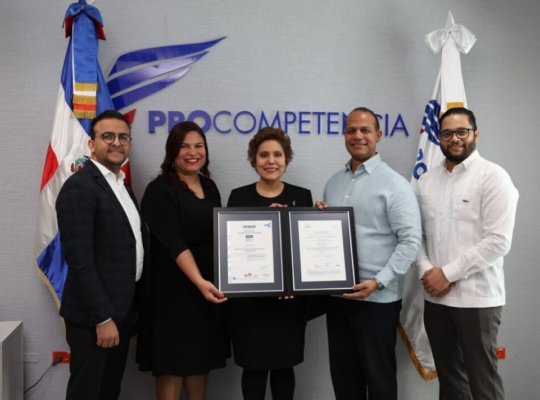 ProCompetencia se convierte en la primera autoridad del Caribe y Centroamérica certificada ISO 9001:2015