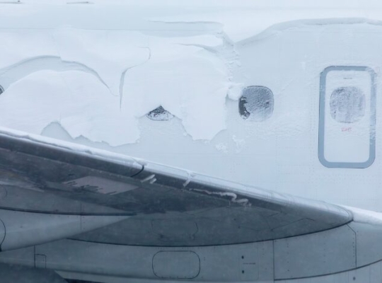El aeropuerto de Fráncfort anula 85 vuelos debido al temporal de nieve en Alemania