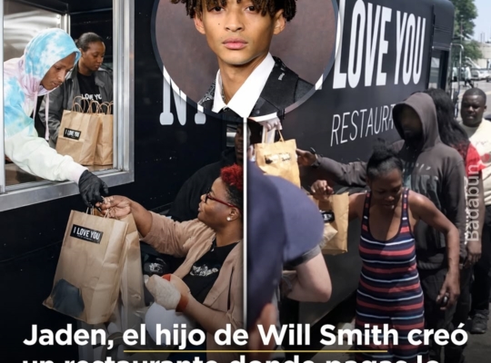 Jaden hijo de Wil Smith creó un restaurant donde pagas lo que puedes…. y ayuda a alguien mas sin conocerlo