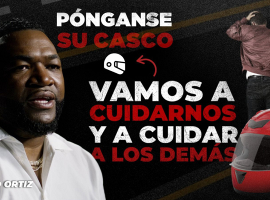 Digesett lanza video de concientización vial con David Ortiz, dirigido a motociclista
