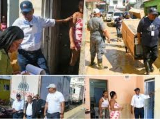 DASAC implementa en Gaspar Hernández segunda fase del protocolo de emergencia con entrega de electrodomésticos, enseres y raciones crudas