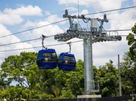 Reanudan servicio en líneas 1 y 2 del Teleférico de Santo Domingo tras suspensión por lluvia