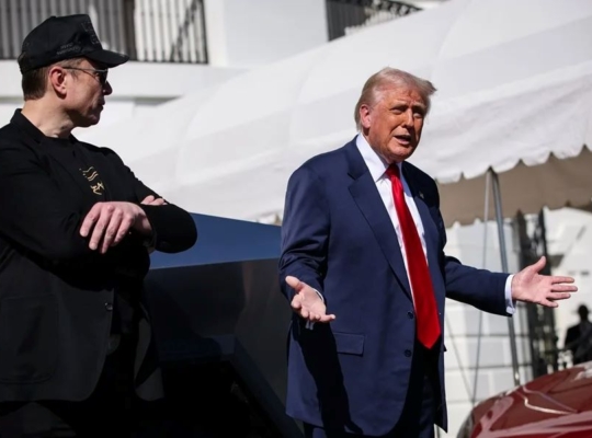 Trump viajará a China con un grupo de ejecutivos que incluye a Musk, Cook y Fink