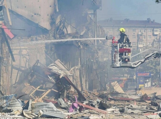 Bombardeo masivo ruso en Kiev: dos muertos y decenas de heridos