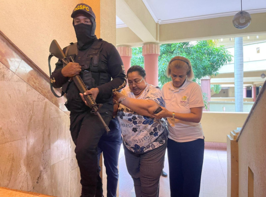 Ministerio Público cambia solicitud de coerción a favor de imputada en Operación Onco 14