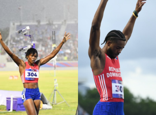 Marileidy Paulino, rompe record logrado pudo más que la lluvia.