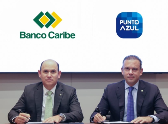 Banco Caribe amplía su red de subagentes bancarios junto a PUNTO AZUL llegando a más de 2,000 comercios en todo el país