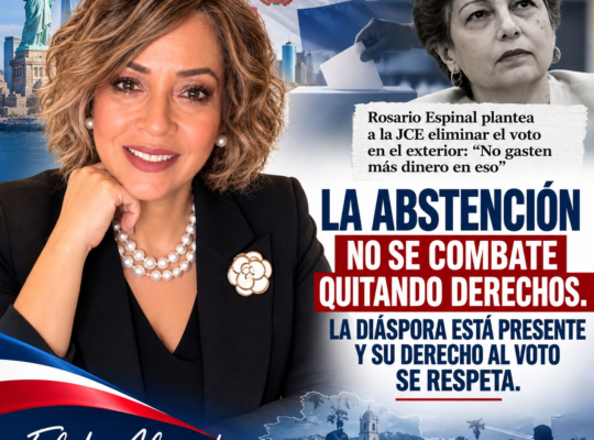 La abstención no se combate recortando derechos: la diáspora está presente y su voto se respeta