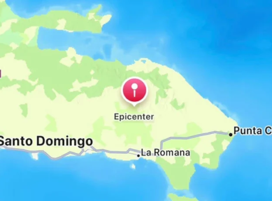 Sismo de magnitud 5.5 sacude República Dominicana este domingo