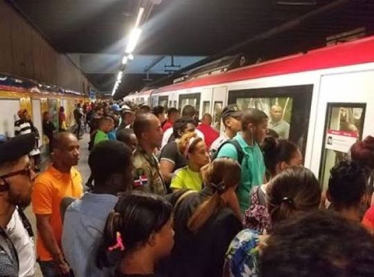 Retrasos en la línea 2 del Metro de Santo Domingo se deben a una avería en una celda eléctrica