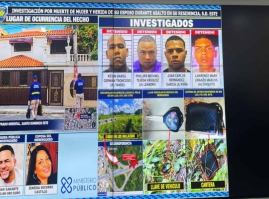 Policía señala a Phillips Tejeda como chofer de confianza de Julián y planificador del ataque
