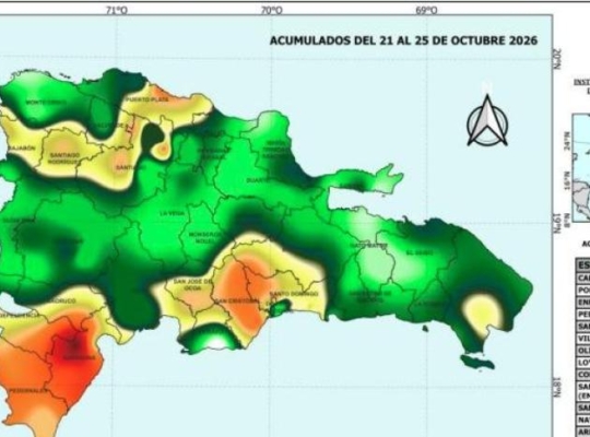 Las lluvias registran acumulados de hasta 221 milímetros en octubre