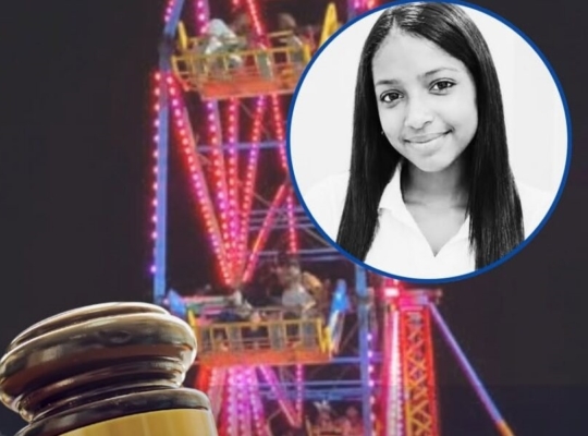 Conocerán coerción a dueño juego mecánico por muerte de niña 