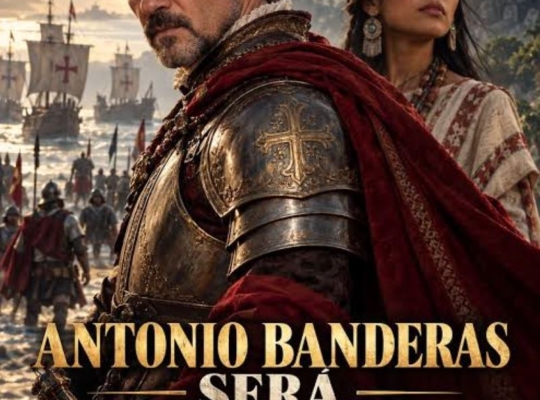 Antonio Banderas será Hernán Cortés en una película que usará también IA
