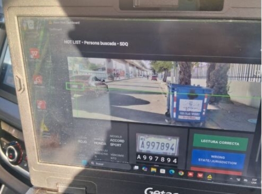 Policía Nacional incorpora tecnología de lectura de placas para perseguir a los delincuentes